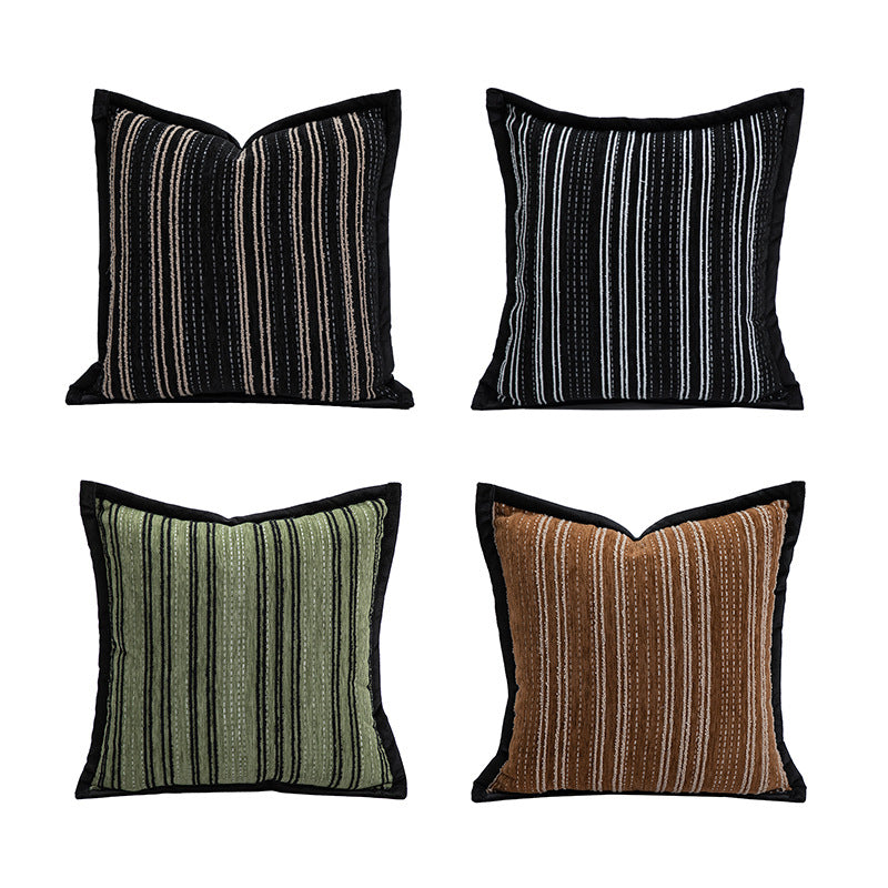 Gestreifter Jacquard-Kissenbezug – Bild 8 | LuxeStyle