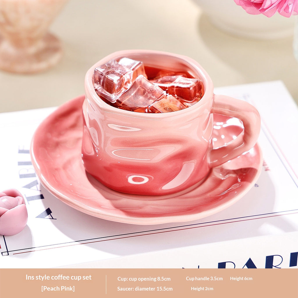 Keramischer Teekopf mit Untertasse – Bild 7 | LuxeStyle