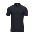 Sportiv-Locker Kurzarm-Shirt mit Turn-Down Kragen