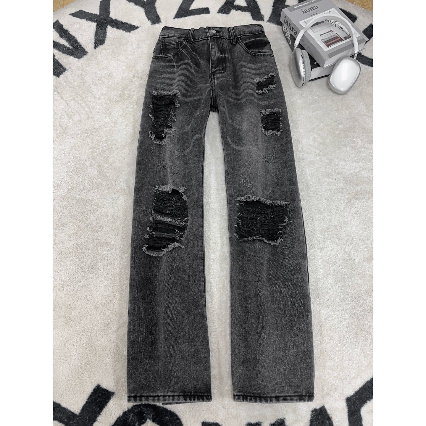 Herren Loose Fit Jeans mit weitem Bein