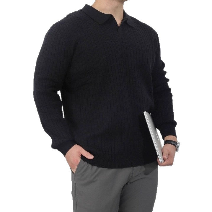Gestrickter Rollkragen-Pullover im American Style