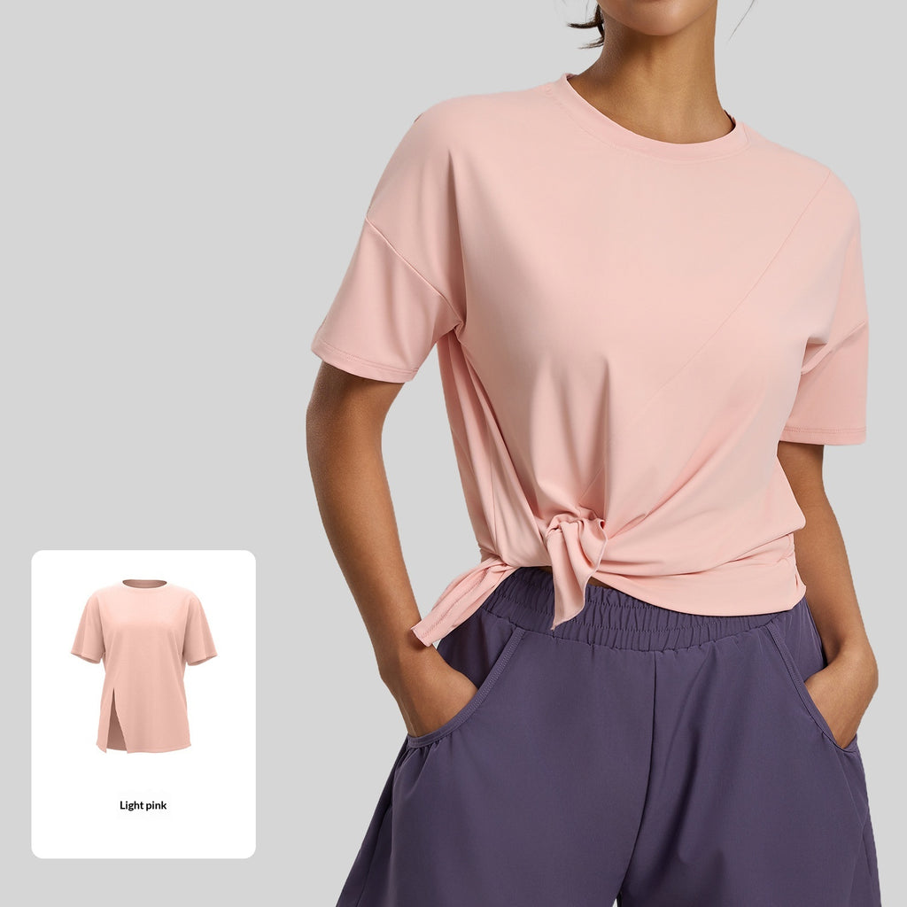 Loose-Fit Tunic mit kurzen Ärmeln