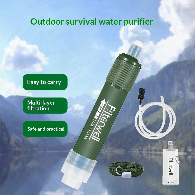 Mini-Wasserfilter für den Notfall