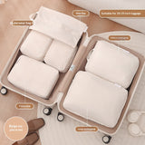 Ausführung: Beige 6-teiliges Set