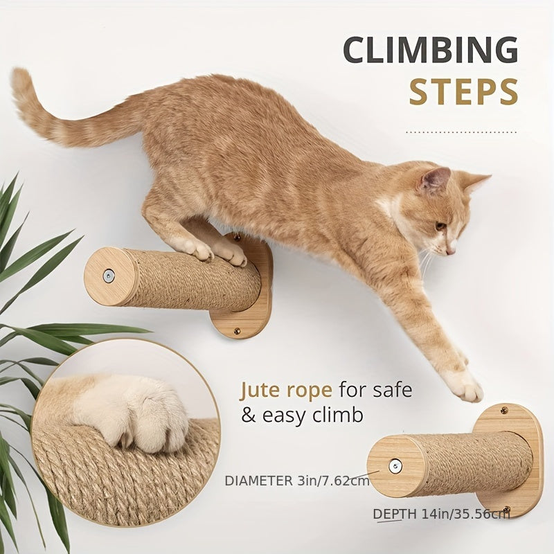 Wand-Katzenbaum – platzsparendes Kletterparadies