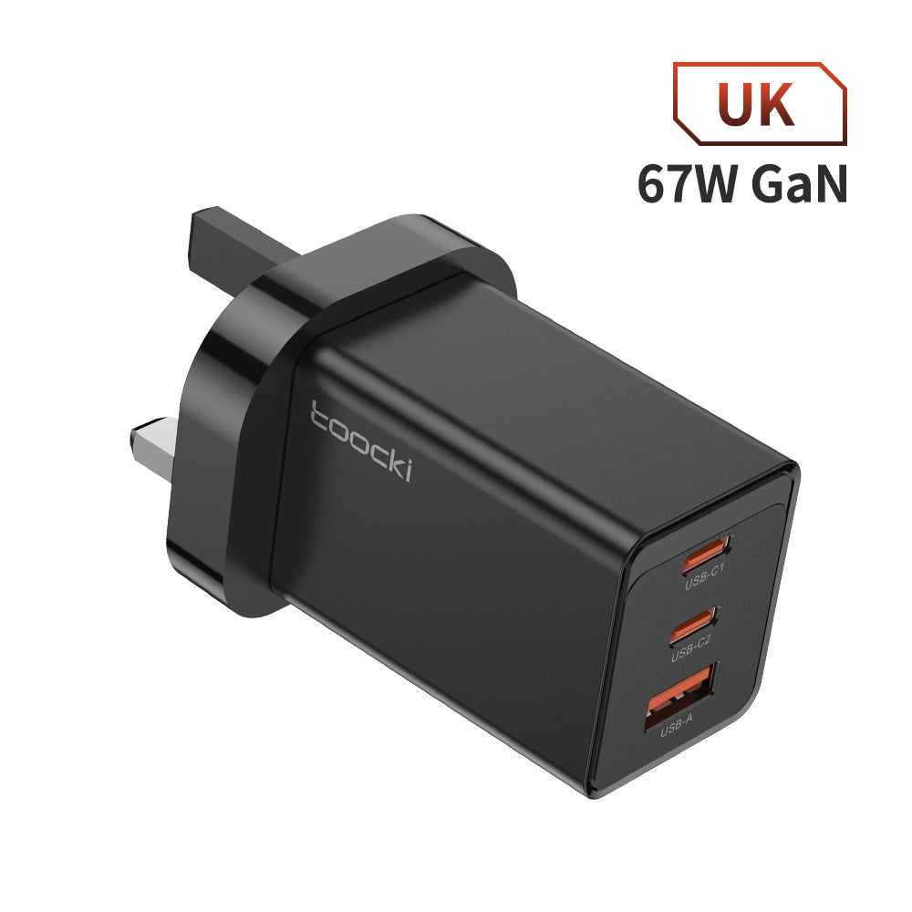 67W GaN 3-Port Schnellladegerät