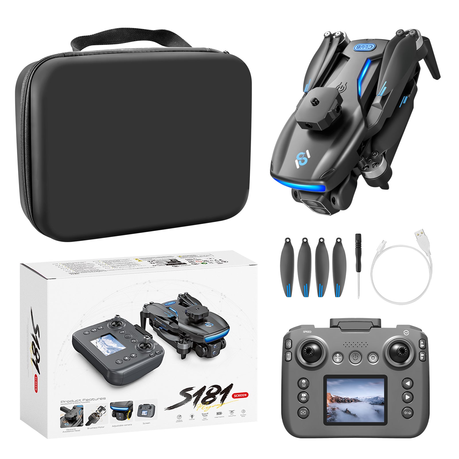 Mini-Drohne «SkyCam» · faltbar