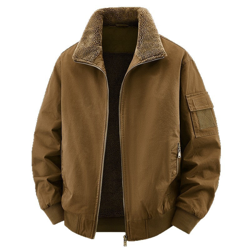 Herren Fleece-gefütterte Arbeitsjacke