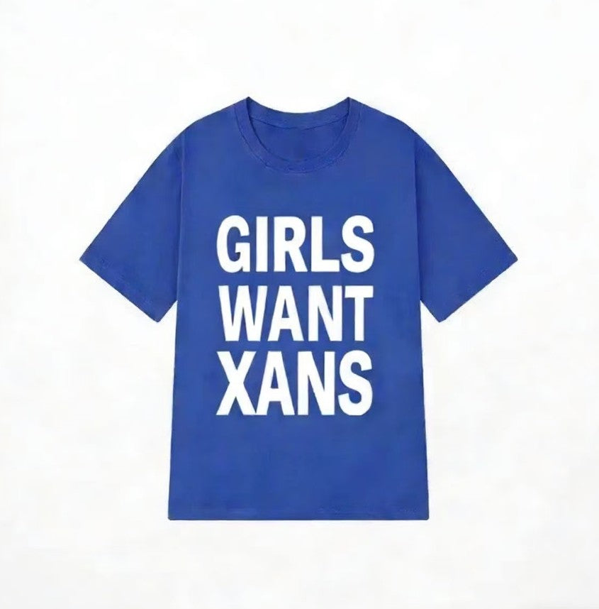 Hiphop Chic Y2K Baumwoll-T-Shirt mit Harajuku-Print