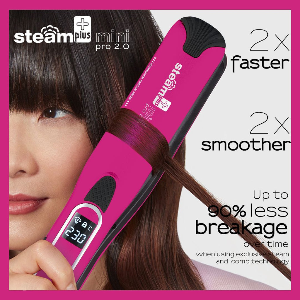 Mini Dampf-Haarglätter für Locken & Glätten – Ansicht 5