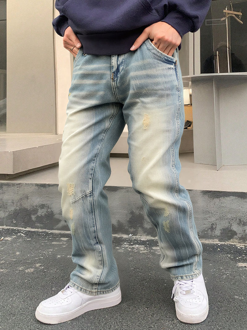 Gerade geschnittene Herren-Hose
