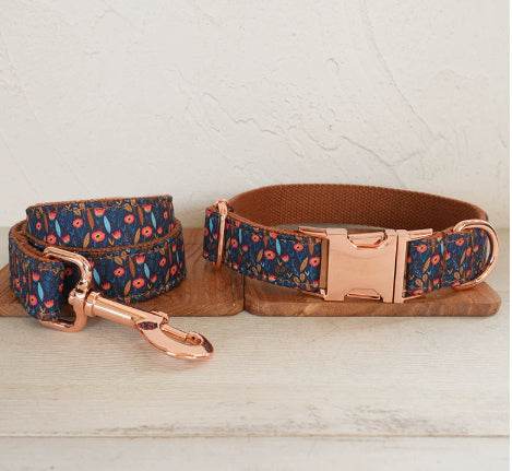 Halsband & Leine Roségold-Schnalle