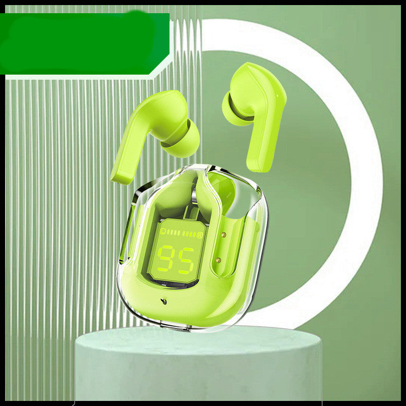 Mini-Transparente Bluetooth-Ohrhörer mit Ladebox – Trend-Modell