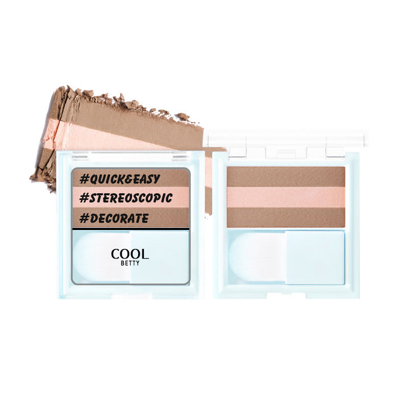 Tricolor Kontur Puderpalette – Bild 2 | LuxeStyle
