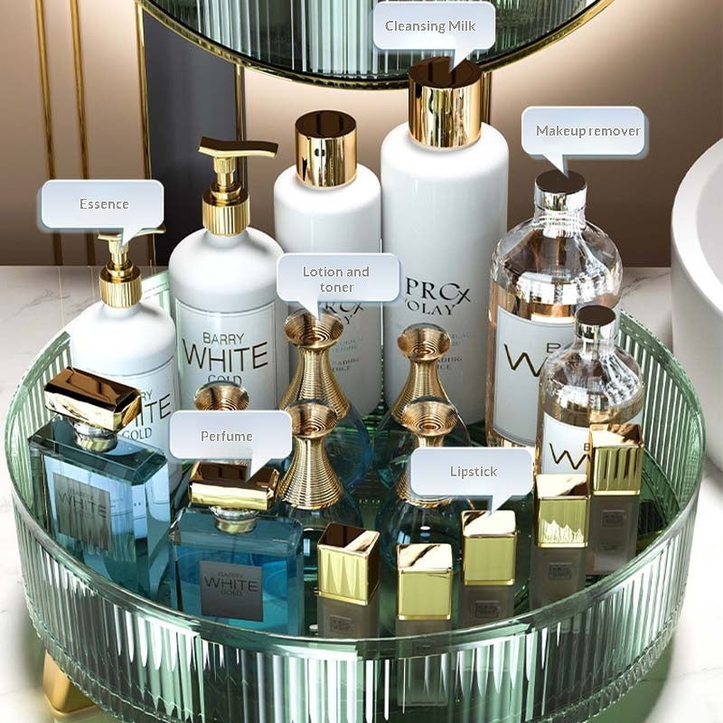 Drehbarer Organizer für Kosmetik und Büro