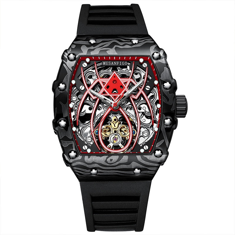 Sportliche, automatische Herrenuhr mit Leuchtzeigern – Ansicht 7