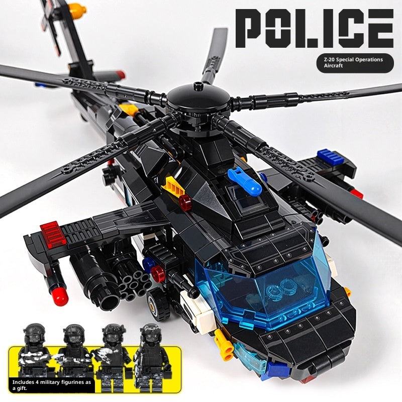 SWAT Helikopter Bausteine-Set