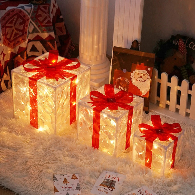 LED-Weihnachtsgeschenkboxen – 3er-Set – Bild 5 | LuxeStyle