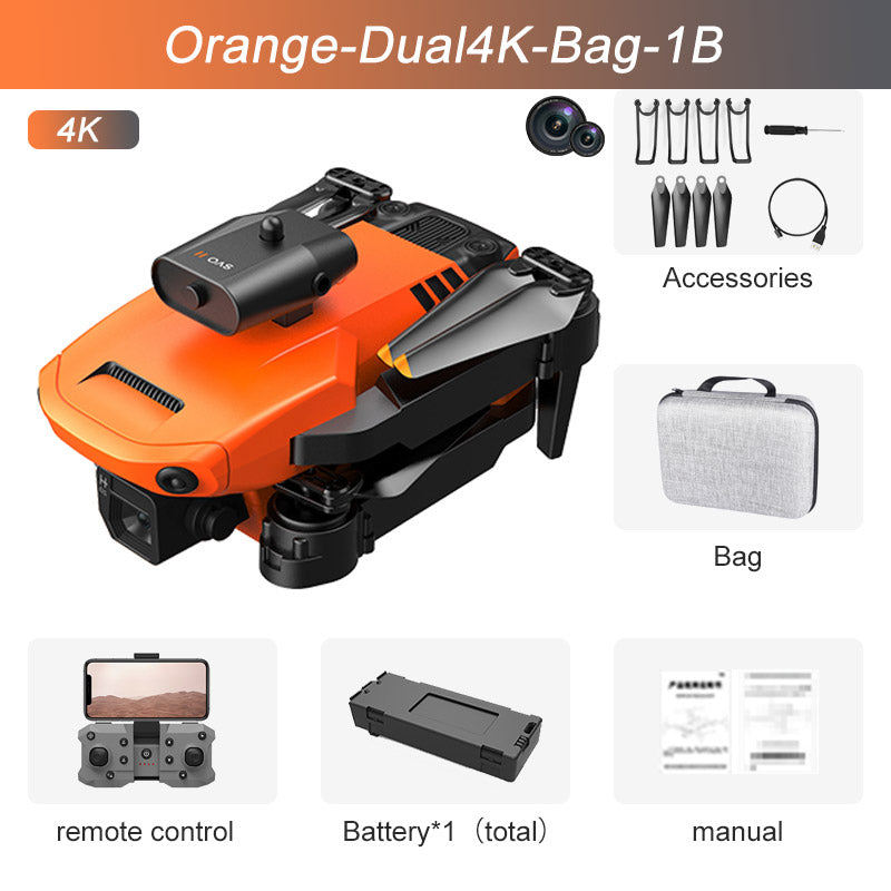 Faltbare 4K-Drone mit Hinderniserkennung