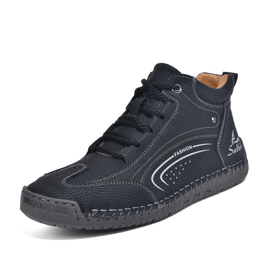 Herren-Stiefel mit Handstich-Sohle