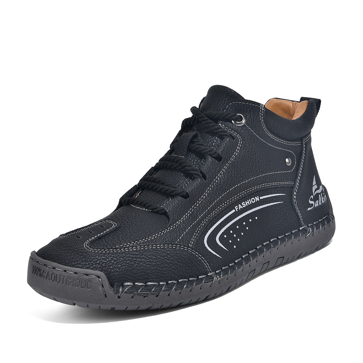 Herren-Stiefel mit Handstich-Sohle