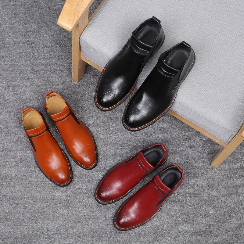 Herren High-top Slip-on Martin Boots