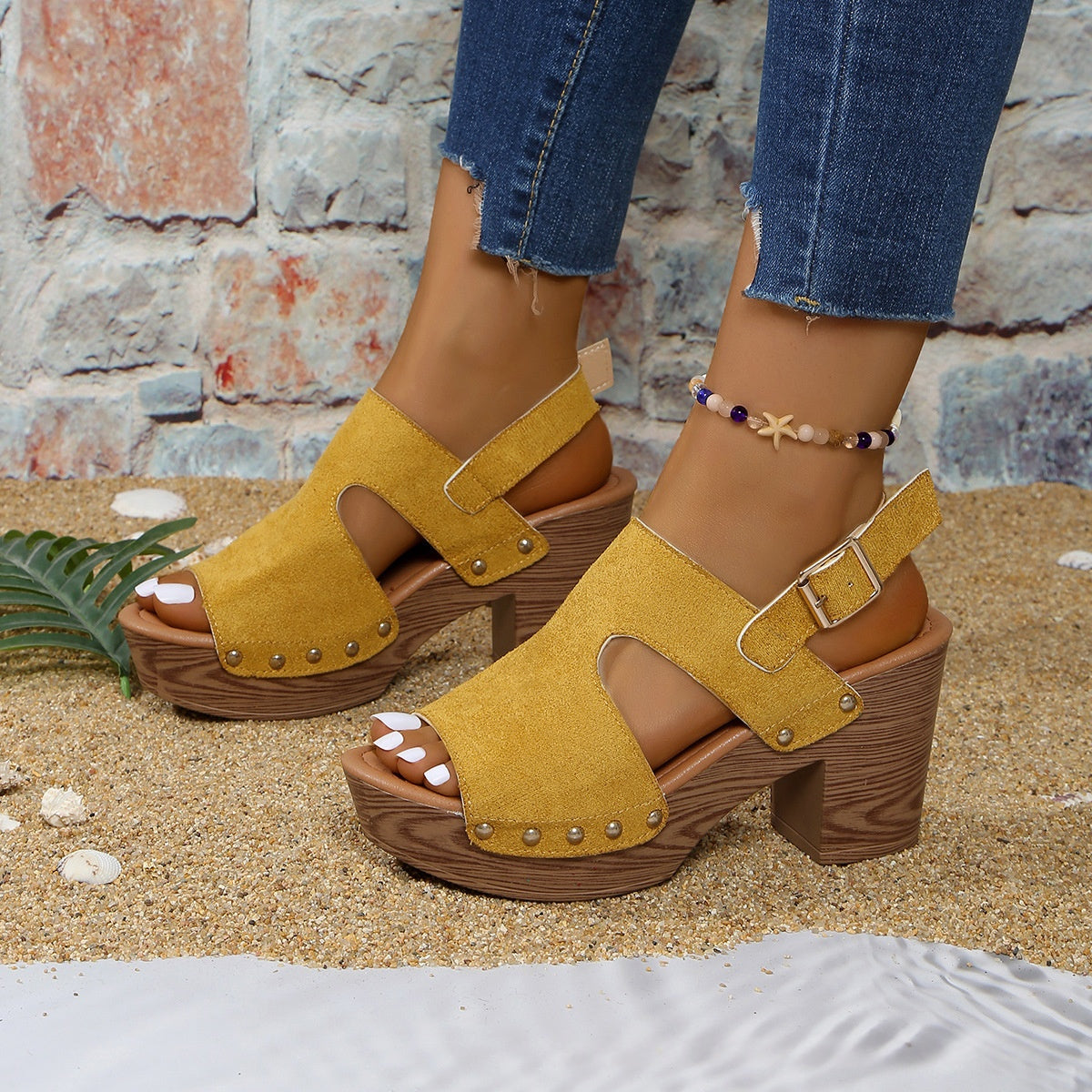 Chunky-Heel Sandalen für Damen