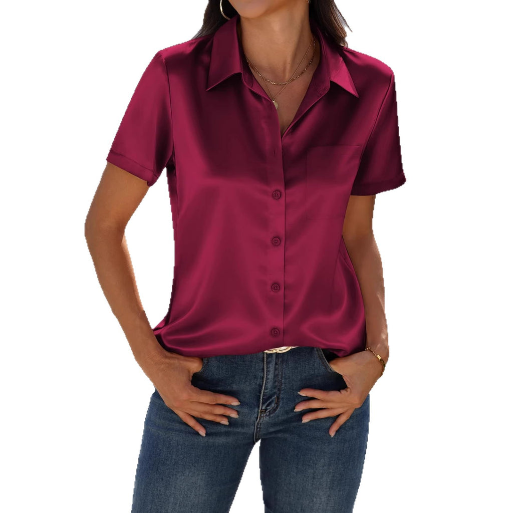 Elegantes Kurzarm-Hemd mit Revers – Bild 11 | LuxeStyle