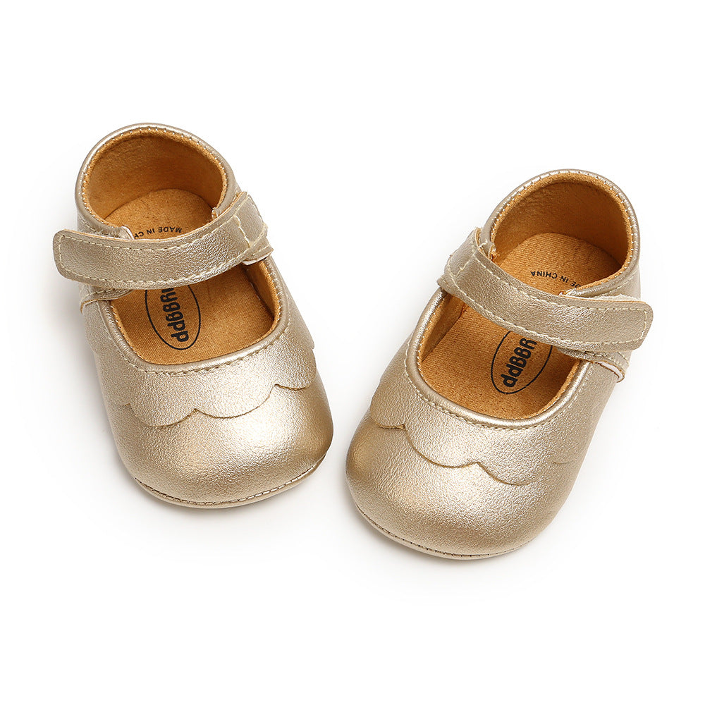 Einfarbige Lauflernschuhe für Baby-Mädchen