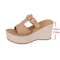Keilabsatz-Sandalen mit dicker Sohle – Bild 1 | LuxeStyle