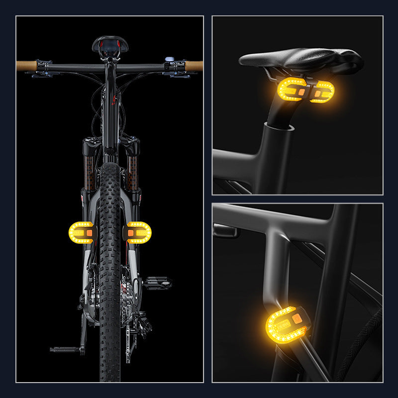 Velo-Rücklicht mit Blinker & Fernbedienung