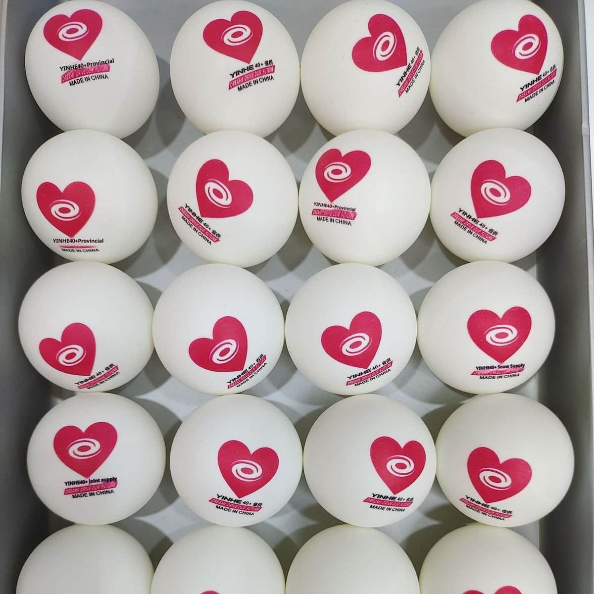 Galaxy Red Heart Trainingsball (100 Stk.) – Bild 1 | LuxeStyle