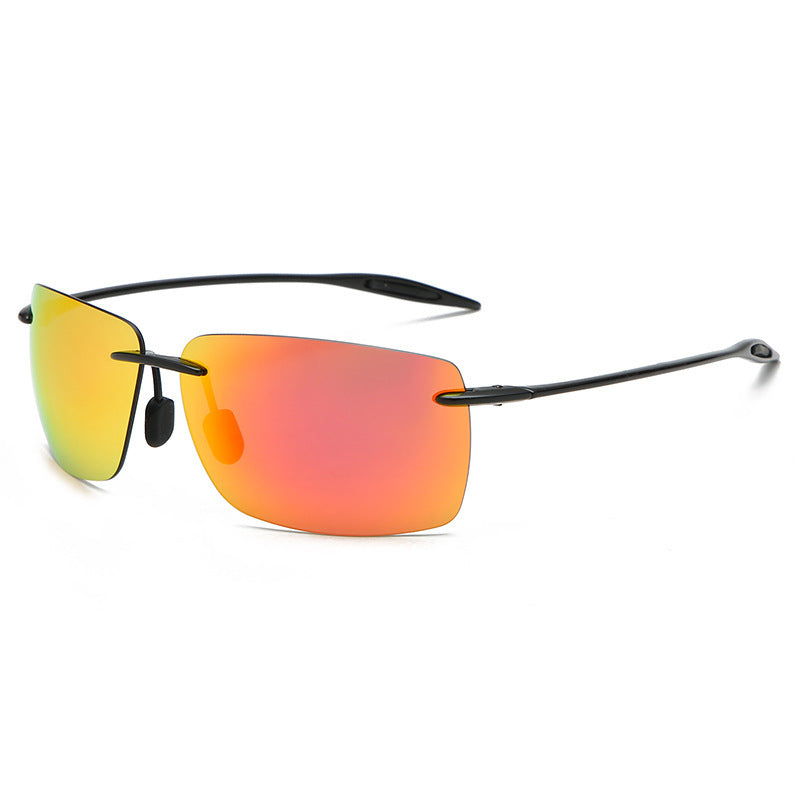 Ultraleichte TR90 Randlose Sonnenbrille