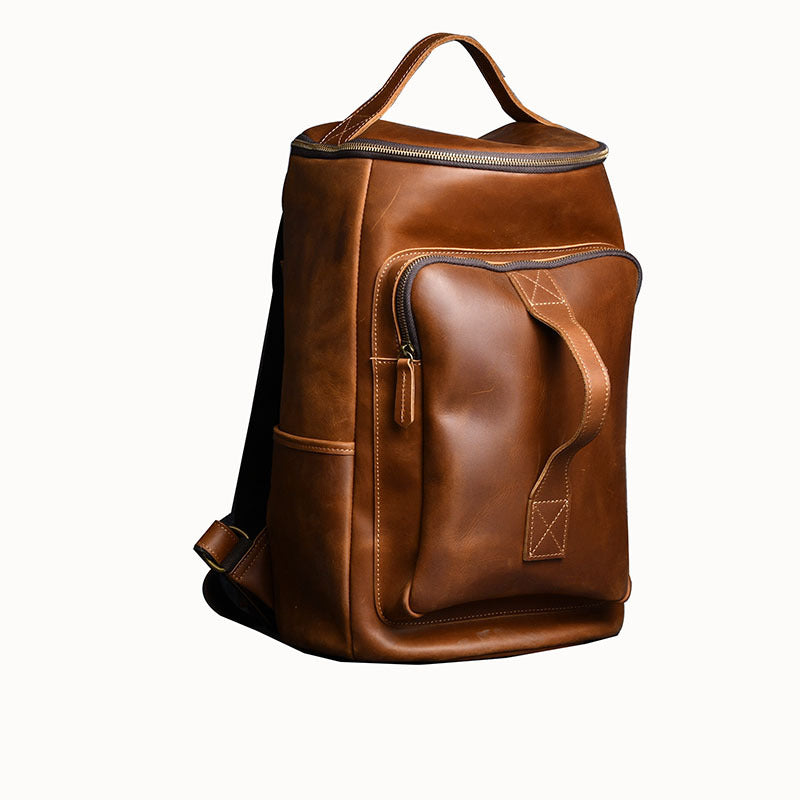 Vintage Crazy Horse Leder Rucksack