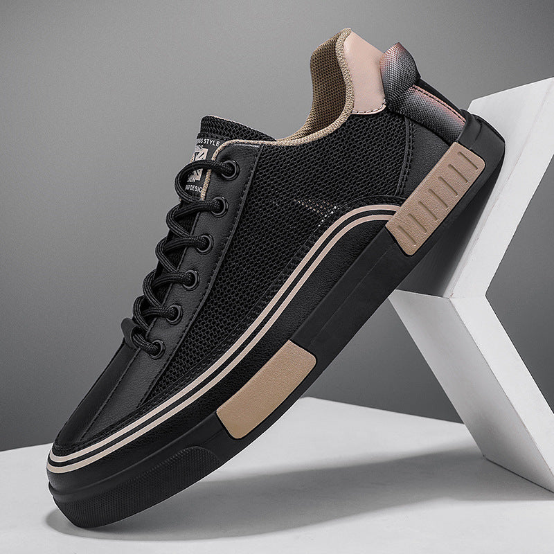 Herren-Sneaker mit Farbblock und Netzstoff – Bild 9 | LuxeStyle