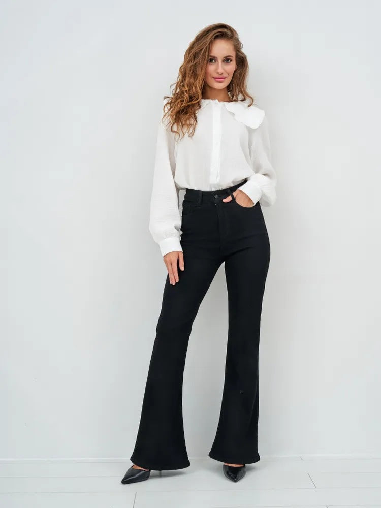 Leicht ausgestellte Stretch-Jeans
