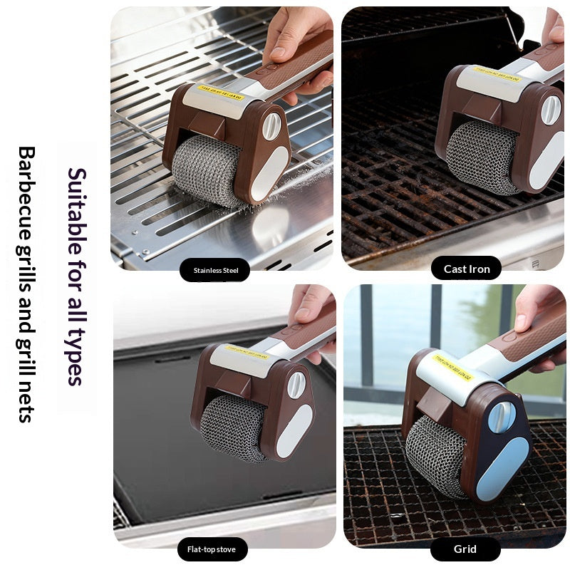 Elektrische Grillbürste mit LED-Licht – Ansicht 3
