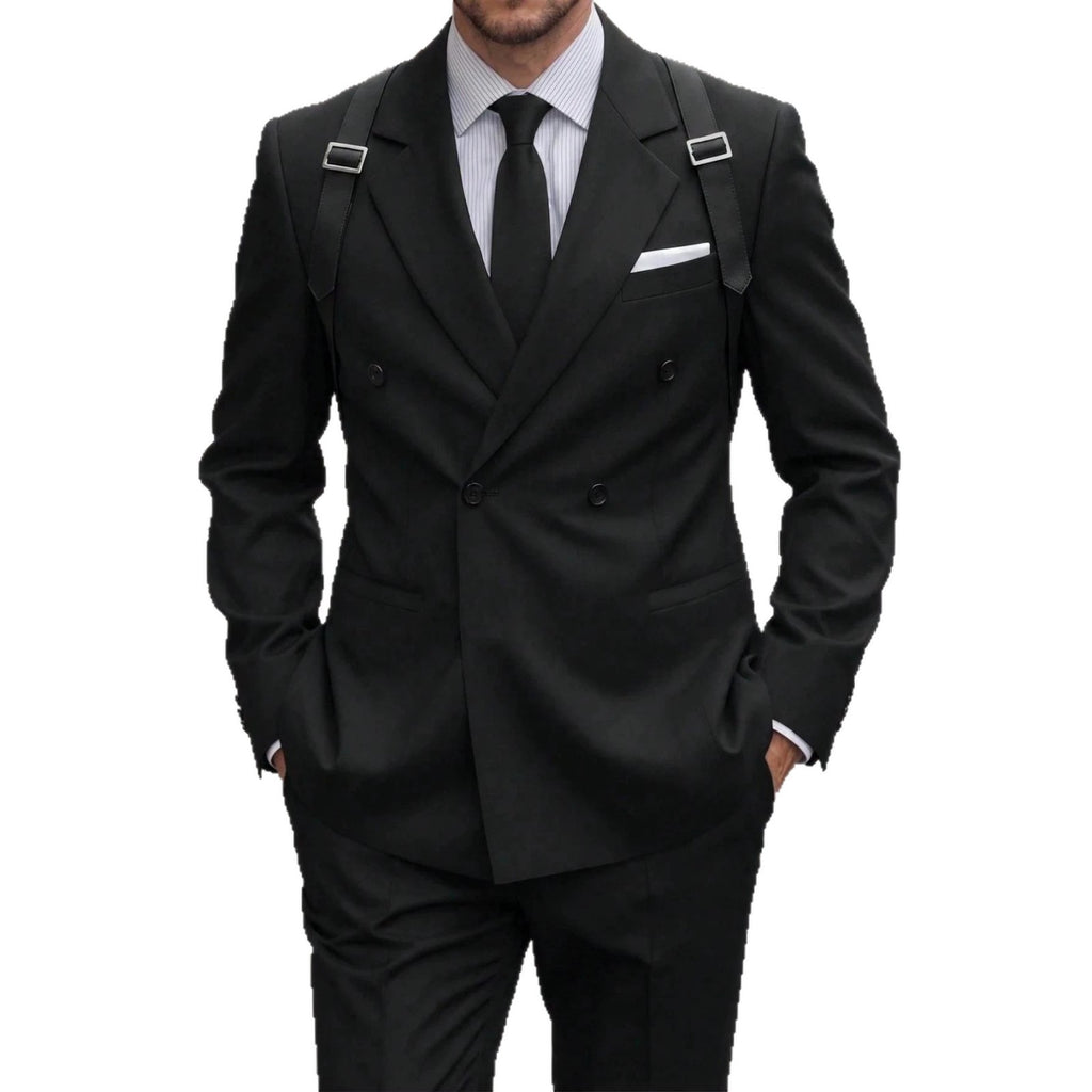 Herren Sakko Slim Fit – Schwarz – Ansicht 6