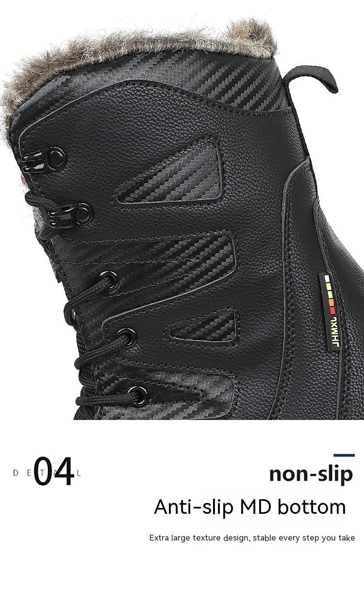 Gefütterte Winter-Boots mit Schnürung – Bild 1 | LuxeStyle