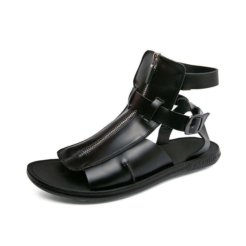 Casual Sandalen mit Reissverschluss in Übergrössen – Bild 6 | LuxeStyle