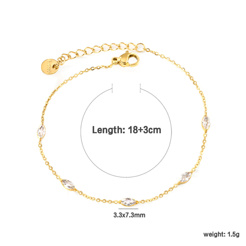 Vergoldetes Edelstahl-Armband im Retro-Stil – Bild 4 | LuxeStyle