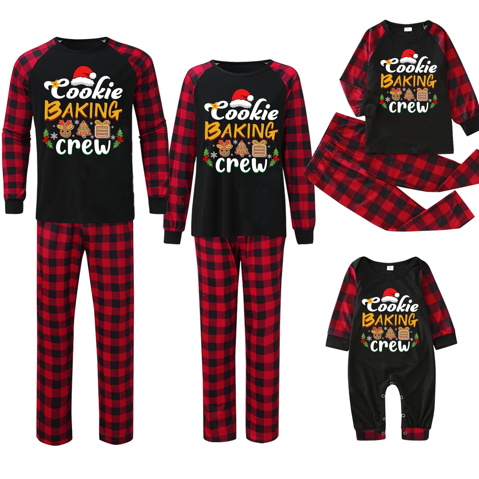 Weihnachts-Pyjama Set für die ganze Familie