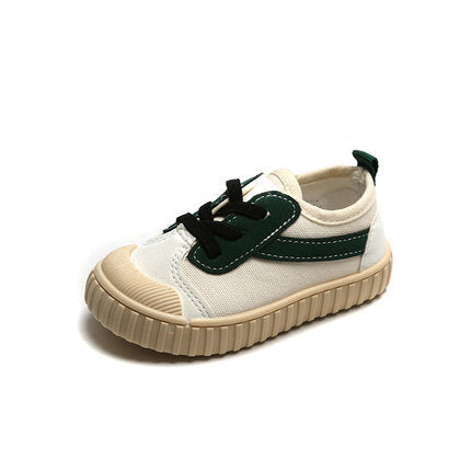 Weiche Kinderschuhe aus Canvas mit Rutschfänger