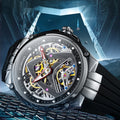 Mechanische Armbanduhr Edelstahl