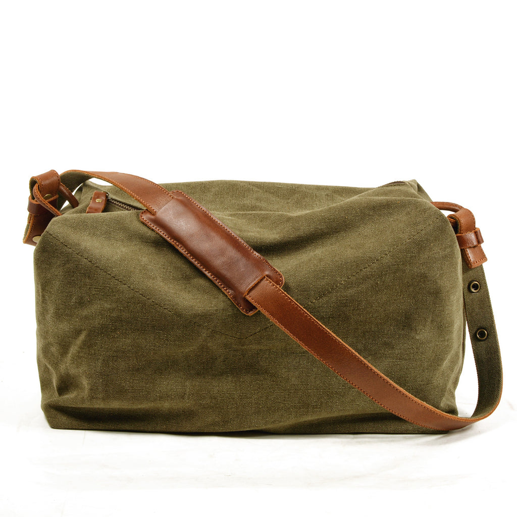 Retro Canvas Schultertasche für Herren