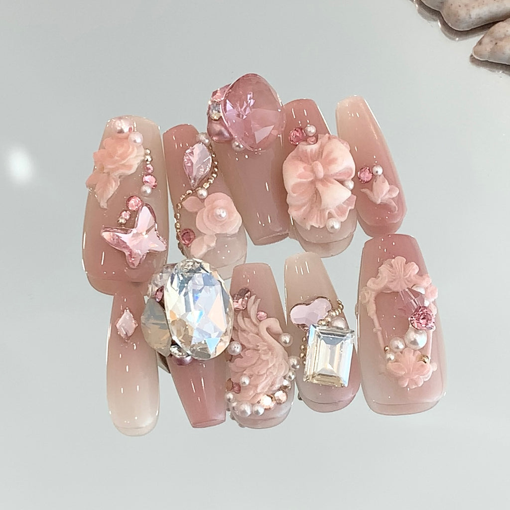 Fairy Light Luxury Crystal Wear Nägel – Bild 15 | LuxeStyle