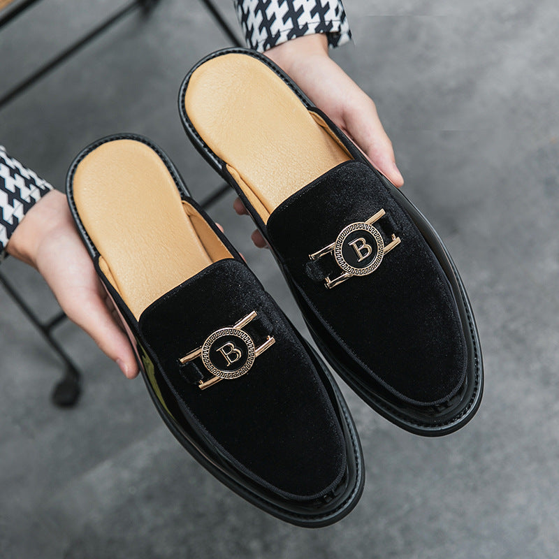 Lässiger Leder-Slipper für Herren