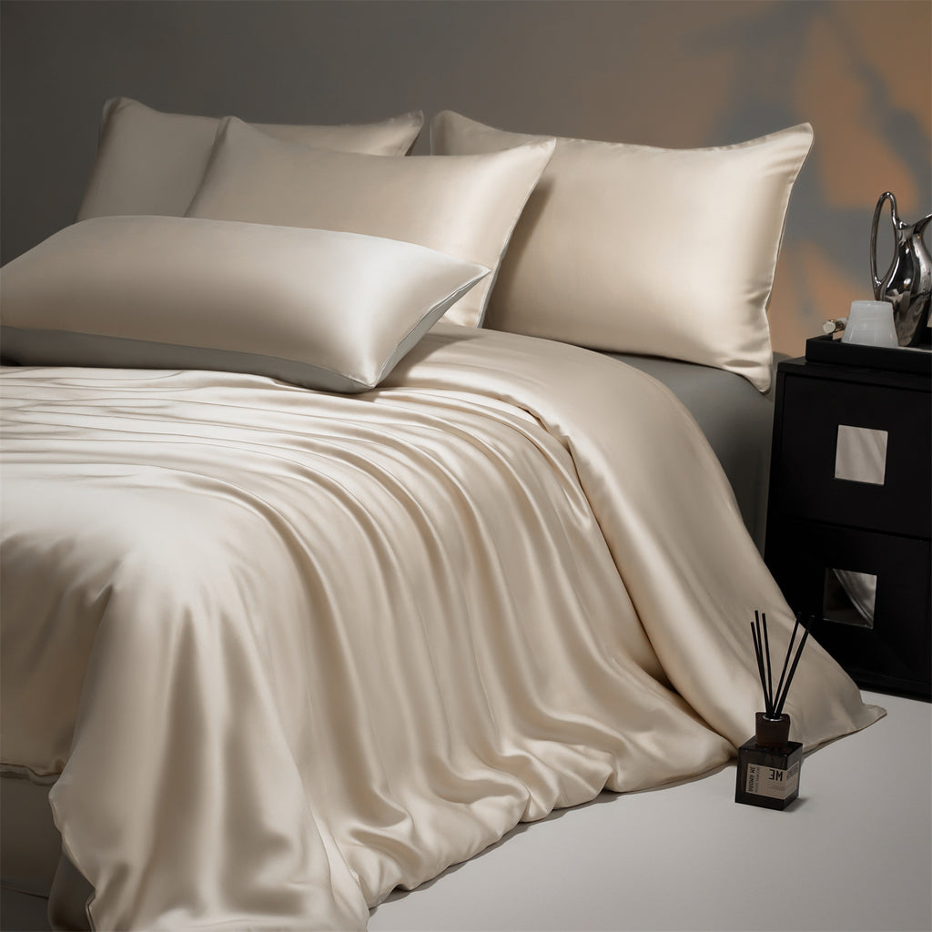 Tencel Satin-Bettwäsche-Set, 4-teilig