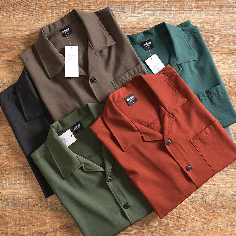 Leichtes Kurzarmhemd für Herren | LuxeStyle