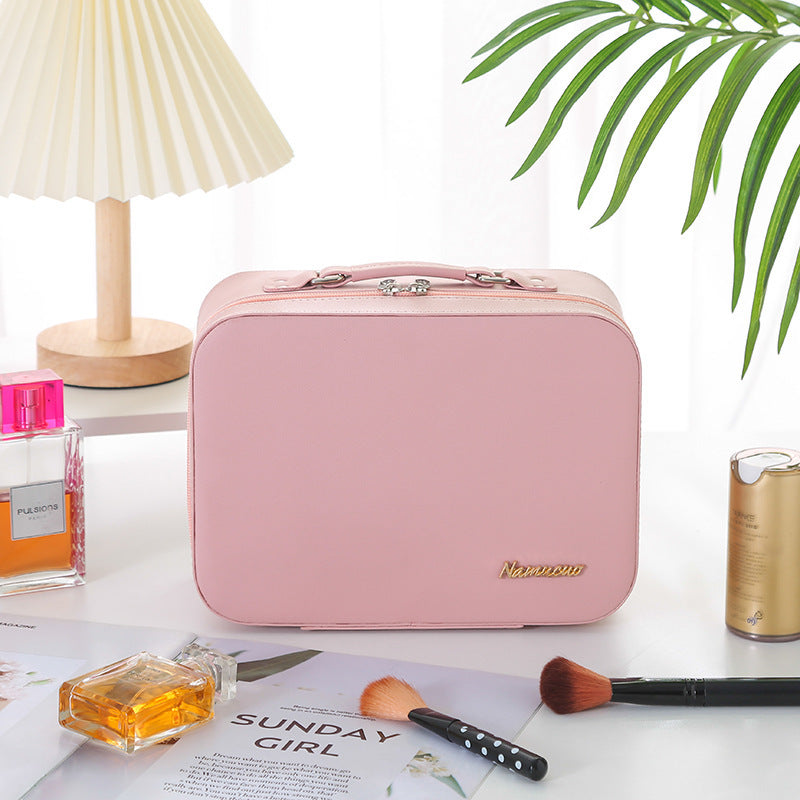 Kosmetiktasche aus PU-Leder | LuxeStyle